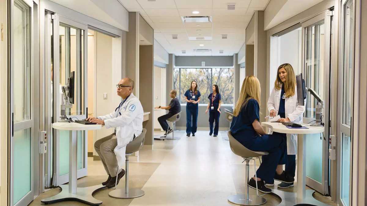 Patient care at MSK Monmouth