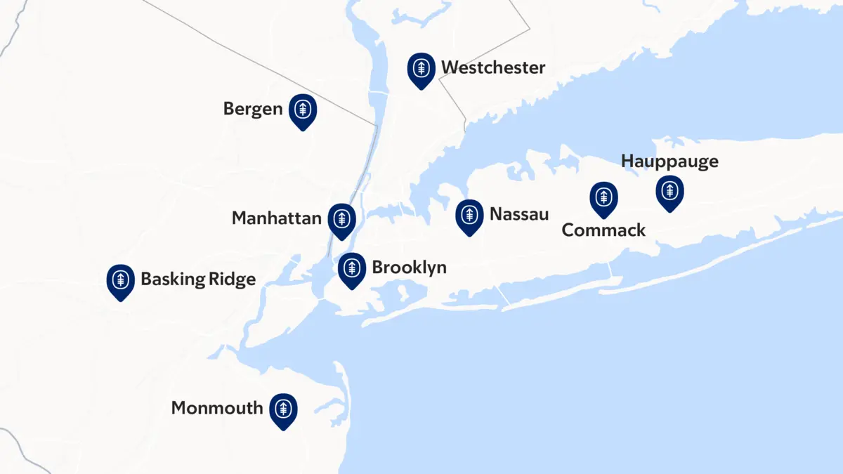 Memorial Sloan Kettering Cancer Center locations map